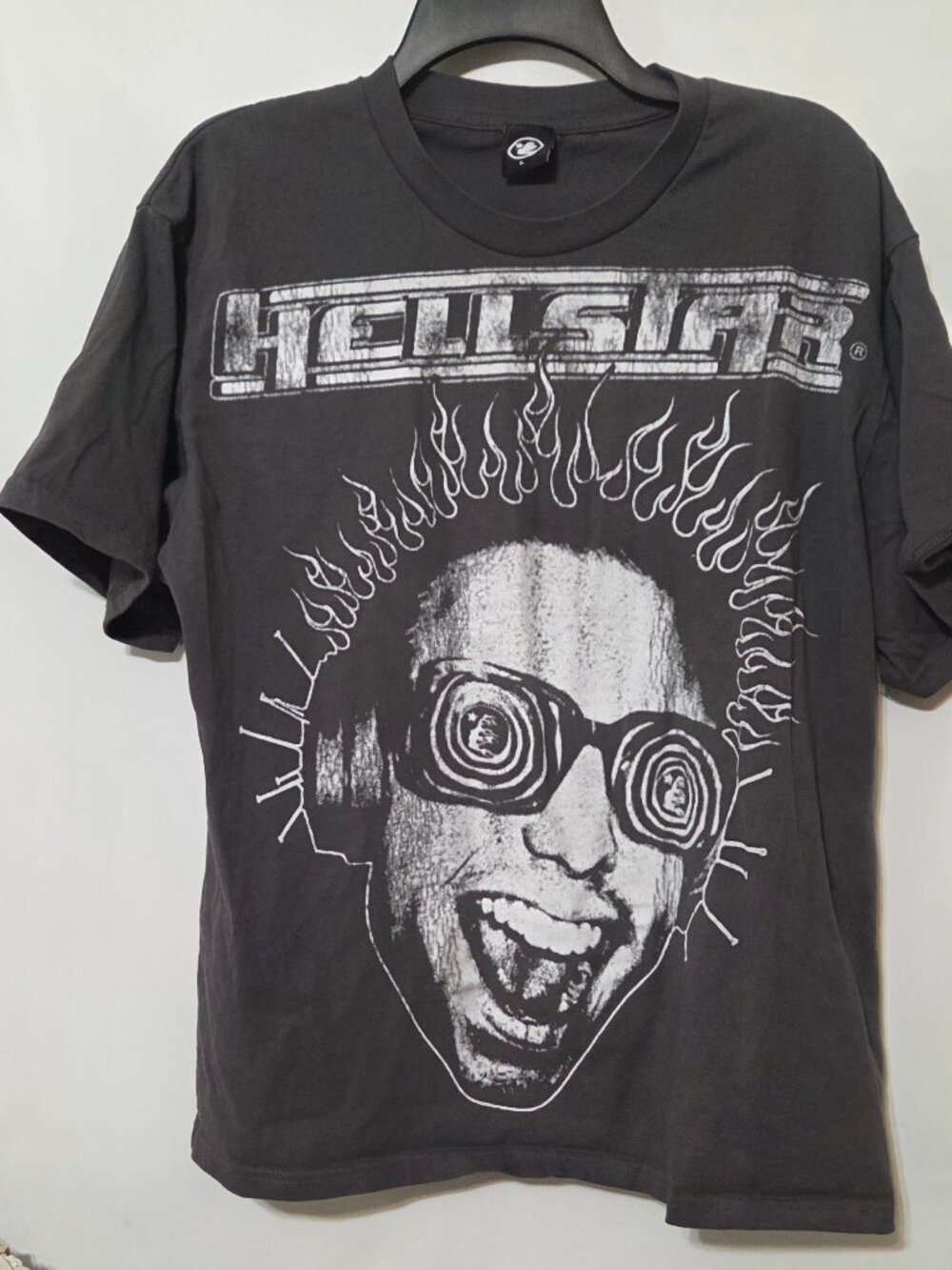 Hellstar Grey Rage T-shirt  Size Large